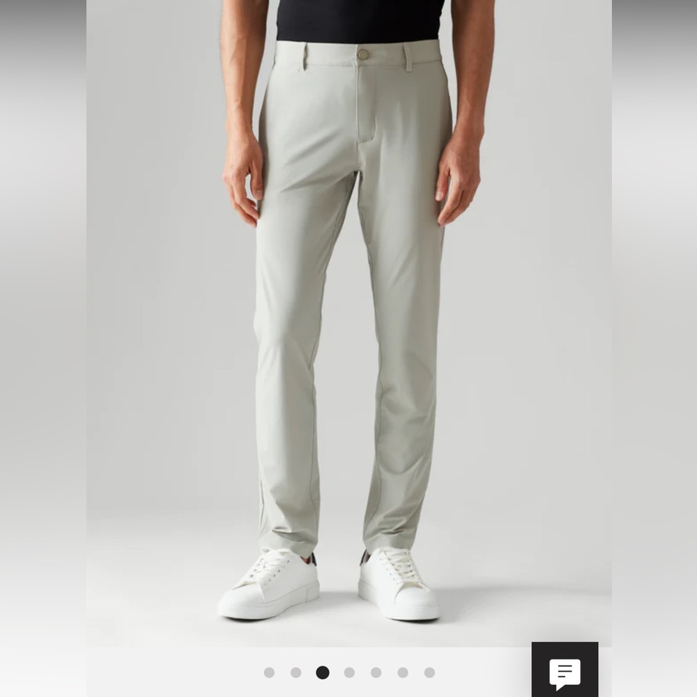 NWT Rhone Resort Pant Slim — London Fog Gray